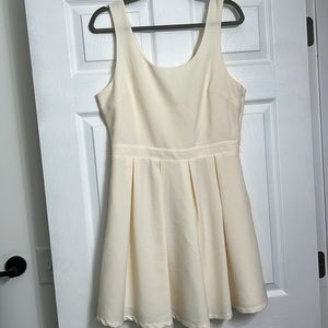 American Eagle cream dress - size 12 (or large)
